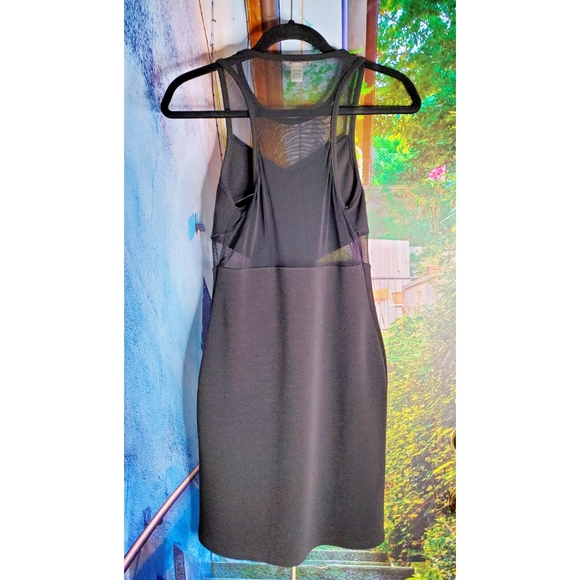 Bozolo - Back Mesh Bodycon Mini Dress - Picture 3 of 4